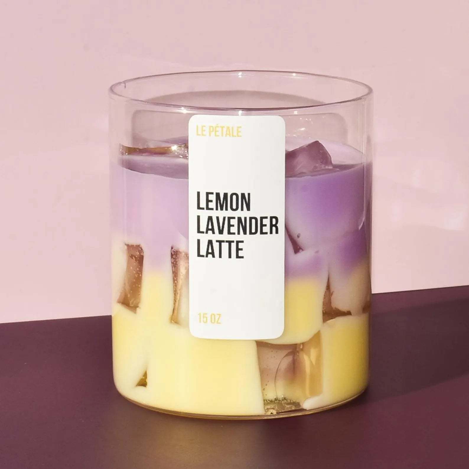 Iced Lemon Lavender Latte Candle